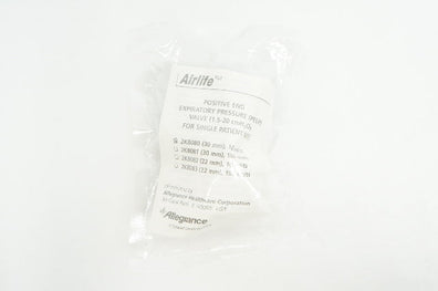 CareFusion 2K8080 AirLife Positive End Expiratory Pressure Valve 1.5-20 cmH2O